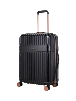 Rock Selene 8-Wheel 66cm Hard Shell Expandable Medium Case, 65L, Black