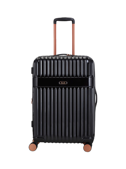 Rock Selene 8-Wheel 66cm Hard Shell Expandable Medium Case, 65L - view 2, Black