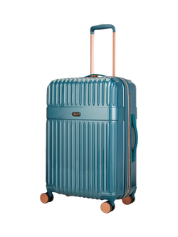 Rock Selene 8-Wheel 66cm Hard Shell Expandable Medium Case, 65L, Blue