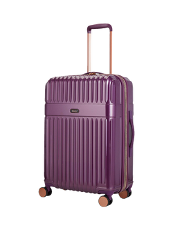 Rock Selene 8-Wheel 66cm Hard Shell Expandable Medium Case, 65L, Purple