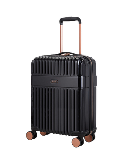 Rock Selene 8-Wheel 54cm Hard Shell Cabin Case, 37L, Black