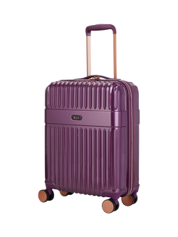 Rock Selene 8-Wheel 54cm Hard Shell Cabin Case, 37L, Purple