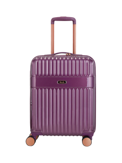 Rock Selene 8-Wheel 54cm Hard Shell Cabin Case, 37L - view 2, Purple