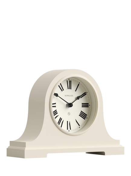 Newgate Clocks Broadway Roman Numeral Mantel Clock, Vanilla Cream - view 2, Vanilla Cream