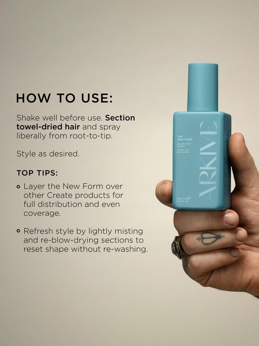Product image 7 of 7, which shows ARKIVE The New Form Blow Dry Spray, 60ml