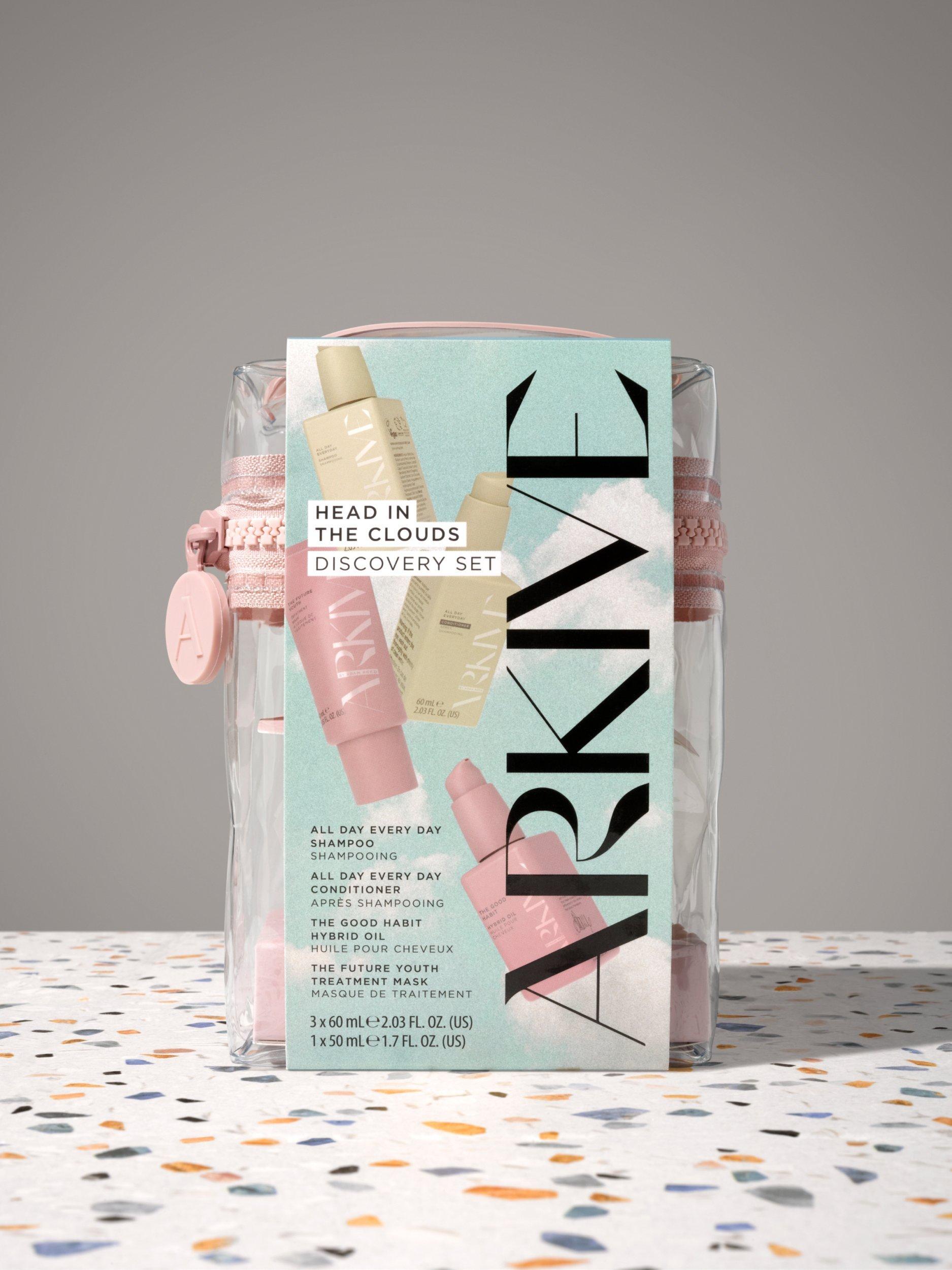 Product image 3 of 4, which shows ARKIVE Head in the Clouds Discovery Haircare Gift Set