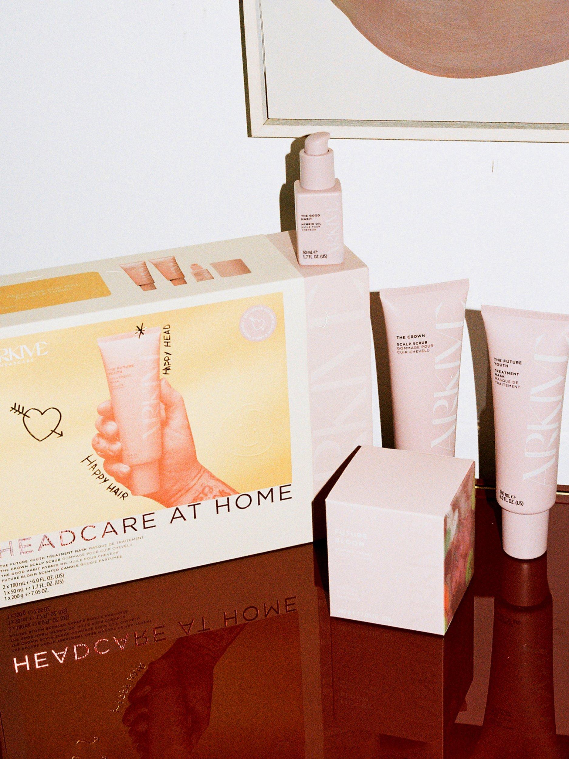 Product image 2 of 2, which shows ARKIVE Headcare at Home Haircare Gift Set