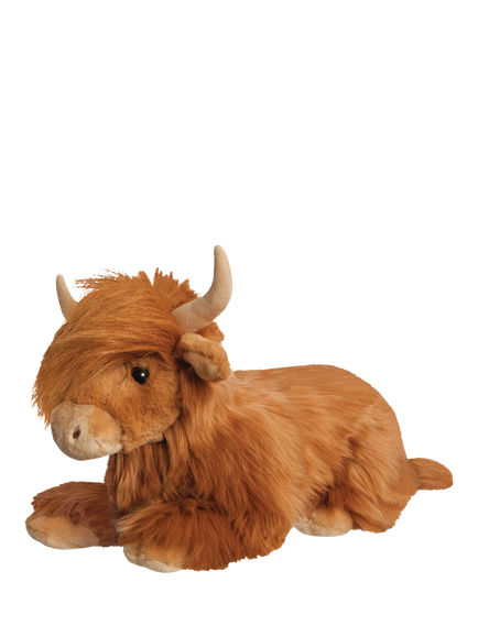 Aurora World Borealis Bruce Highland Cow Soft Toy, Multi