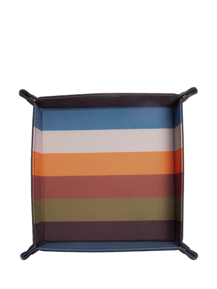 Gardner Stripe Catch All Tray, Multi - view 2, Multi