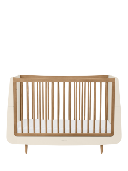 Snüz Snüzkot Skandi Cotbed - view 2, Cashmere/Walnut
