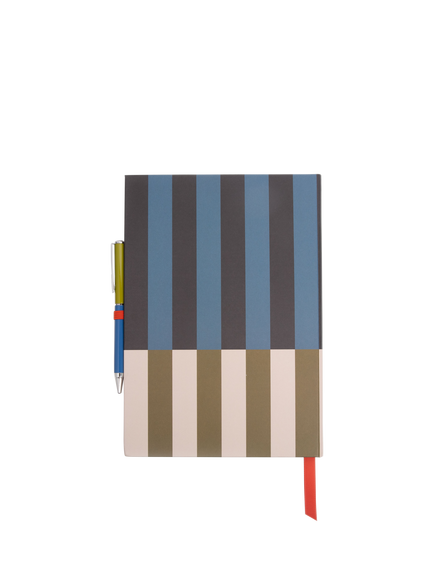Gardner Stripe Notebook & Pen, Multi - view 2, Multi