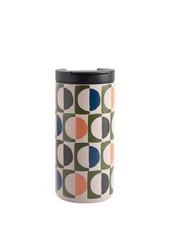 Gardner Geometric Insulated Travel Mug, 400ml, Multi