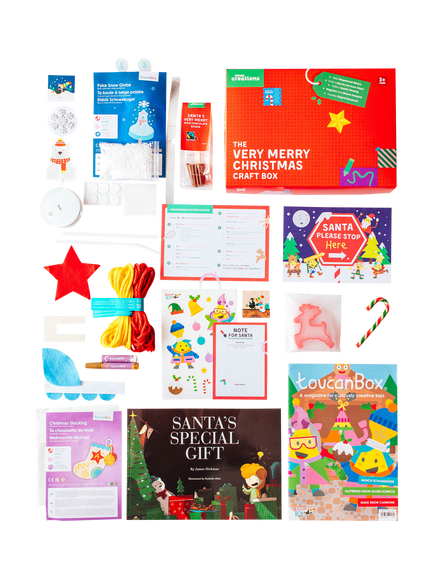 PlayKids The Very Merry Christmas Craft Box, 