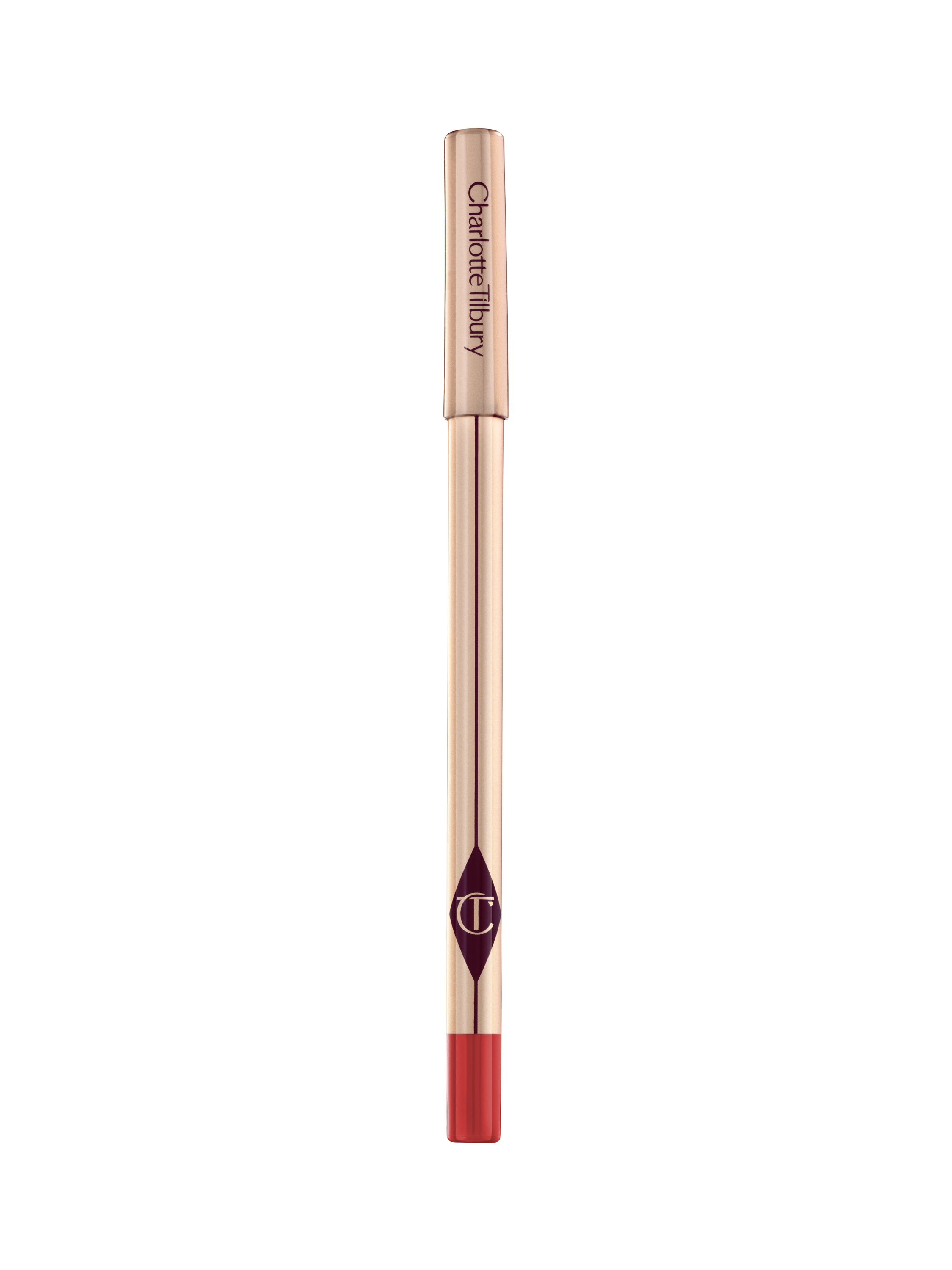Product image 1 of 2, which shows Charlotte Tilbury Lip Cheat Lip Liner Pencil, Kiss 'N' Tell