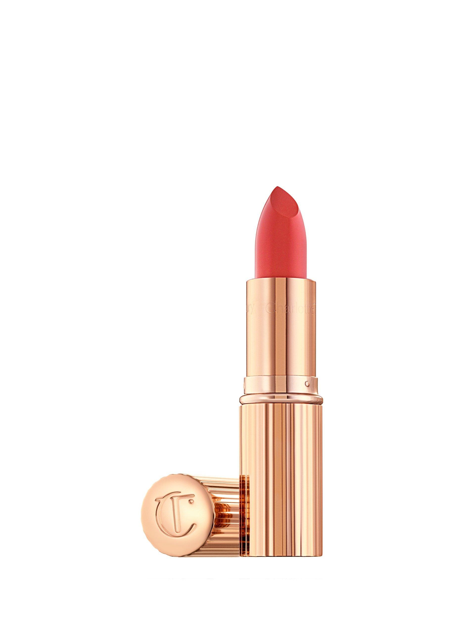 Product image 1 of 4, which shows Charlotte Tilbury K.I.S.S.I.N.G Lipstick, Coral Kiss