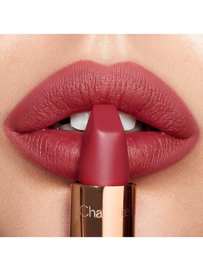 Product image 2 of 5, which shows Charlotte Tilbury Matte Revolution Lipstick, M.I. Kiss