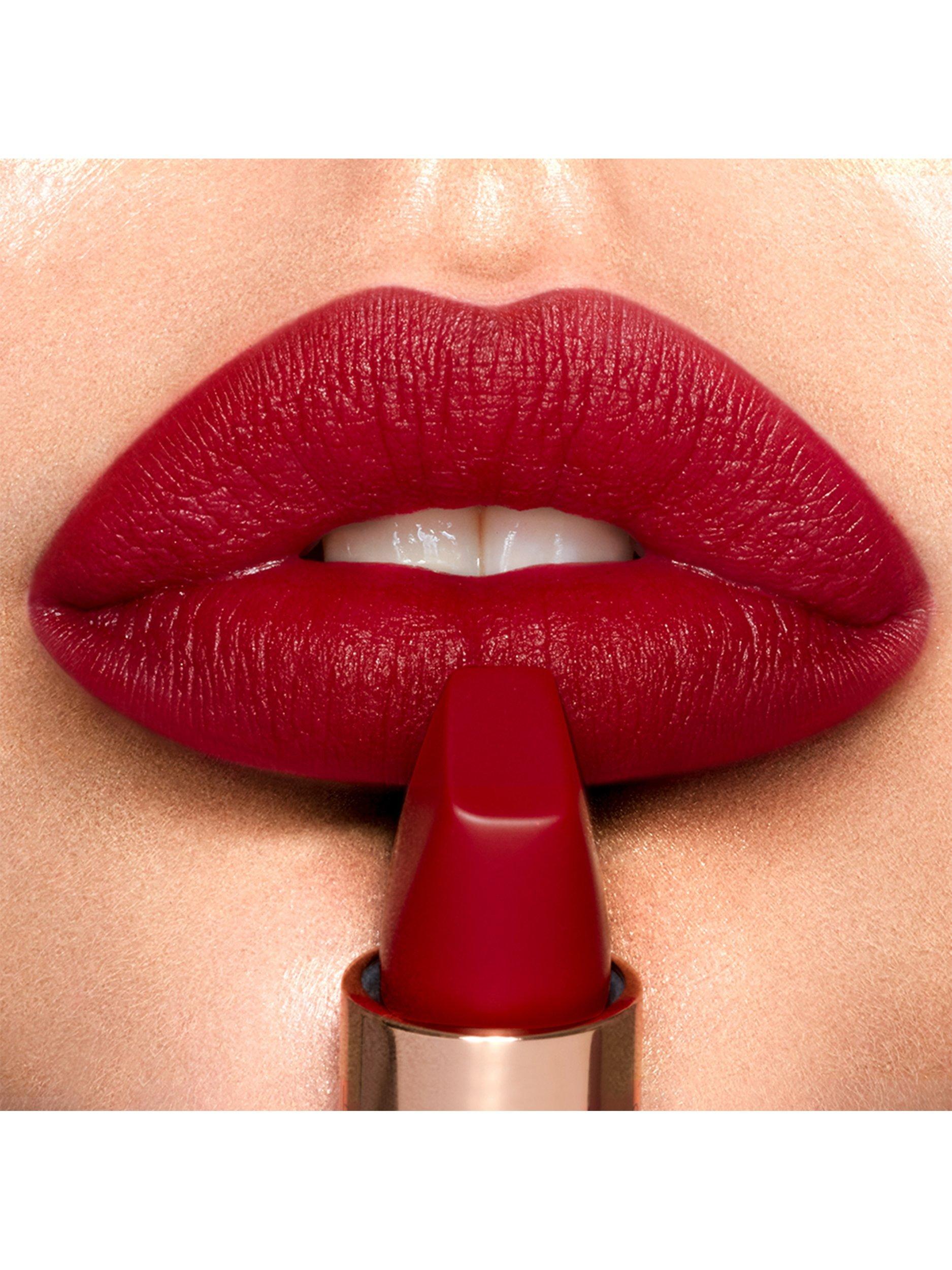 Product image 2 of 4, which shows Charlotte Tilbury Matte Revolution Lipstick, Red Carpet Red