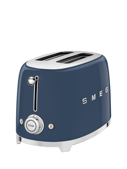 Smeg - 2-Slice, Blue | John Lewis & Partners