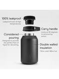 Chilly's Series 2 Insulated Leak-Proof Drinks Bottle, 2L, Abyss Black