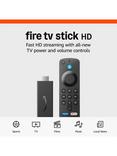 Amazon Fire TV Stick HD (2024) Full HD Streaming Device with Alexa Voice Remote & TV Guide with Live TV