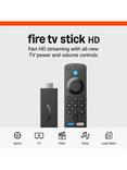 Amazon Fire TV Stick HD (2024) Full HD Streaming Device with Alexa Voice Remote