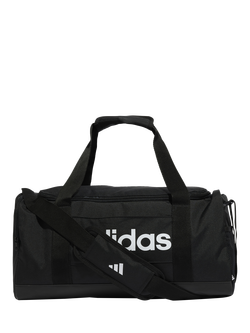 adidas Linear Duffel Bag, Black, Small, Black