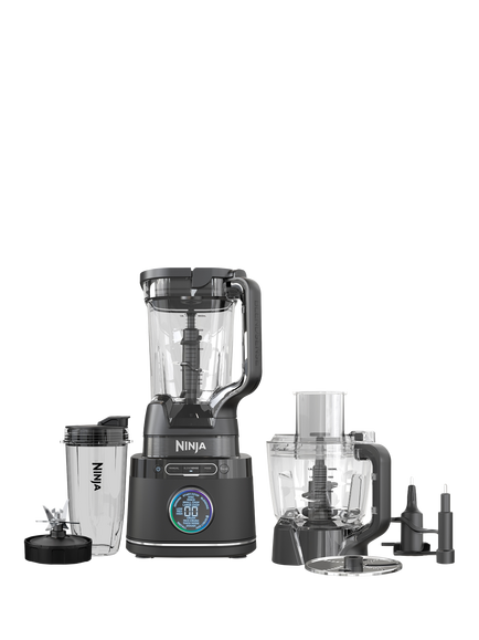 Ninja Detect Power Blender Processor Pro Food Processor, Black, Black