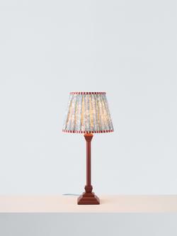 John Lewis x Sanderson Dallimore Scallop Table Lamp, Red, Red