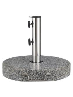 John Lewis Parasol Base Weight, Granite, 30kg, Grey