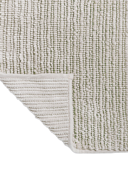 John Lewis Recycled Polyester Quick Dry Bobble Bath Mat - view 2, Silver Grey