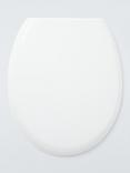 John Lewis Thermoset Wrapover Toilet Seat, White