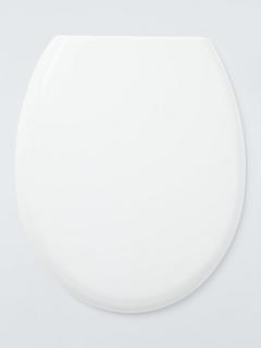 John Lewis Thermoset Wrapover Toilet Seat, White