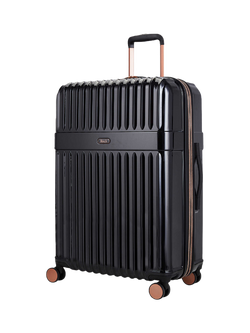Rock Selene 8-Wheel Hard Shell Suitcase, Set of 4 - view 2, Black