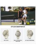 Garmin Lily 2 Active Smart Fitness Watch with Silicone Band, Lunar Gold and Bone