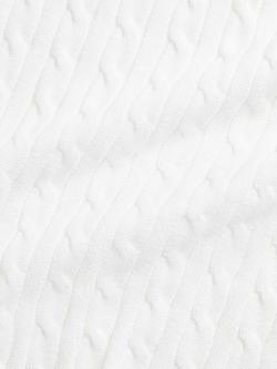 Polo Ralph Lauren Baby Cotton Cable Blanket, White - view 2, White