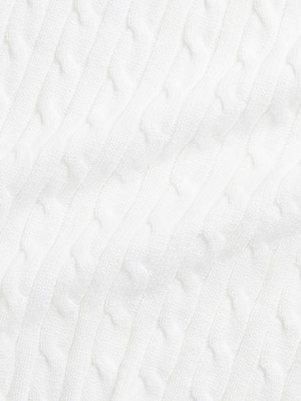 Polo Ralph Lauren Baby Cotton Cable Blanket, White - view 2, White