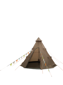 Easy Camp Rands 8-Person Tipi Tent, Brown - view 2, Brown Mid