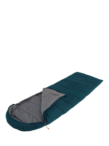 Easy Camp Raven I Square 2°C  2-3 Season Sleeping Bag, Petrol Blue - view 2, Petrol Blue