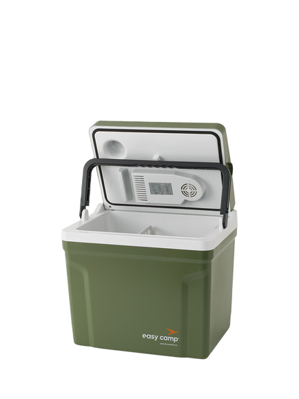 Easy Camp The Arctic Bluebell 12V/230V 24L Coolbox, Green Light, Green Light