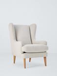 John Lewis Bergen II Armchair, Light Leg, Soft Weave Clay