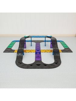 Connetix Roads, Ramps and Intersections Construction Set, 16 Piece - view 2, Multi