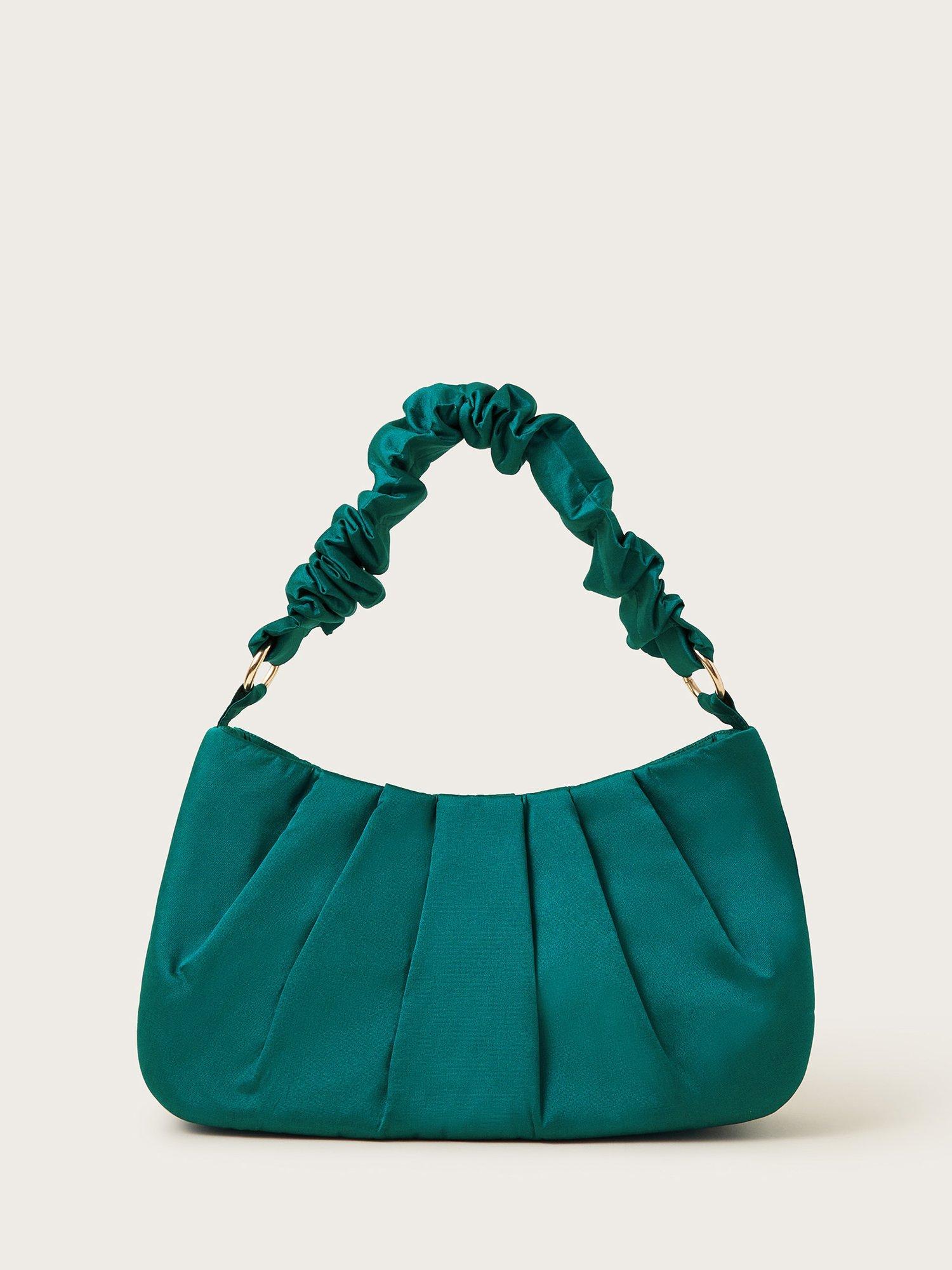 Monsoon Milly Taffeta Bag Teal