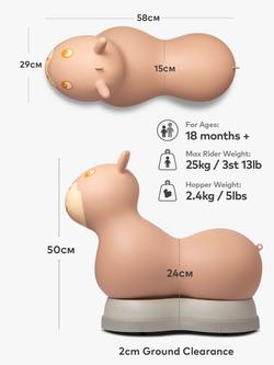 Micro Scooters 2-In-1 Horse Ride-On & Inflatable Hopper - view 2, Mocha