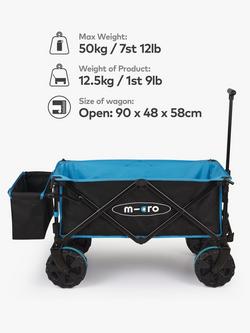 Micro Scooters Deluxe Pro Wagon - view 2, Black