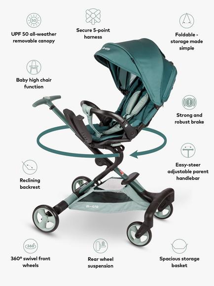 Micro Scooters Micro Lightweight Stroller 360, Matcha - view 2, Matcha