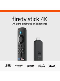 Amazon Fire TV Stick 4K (2024) Ultra HD Streaming Device with Alexa Voice Remote & TV Guide with Live TV - view 2, Black