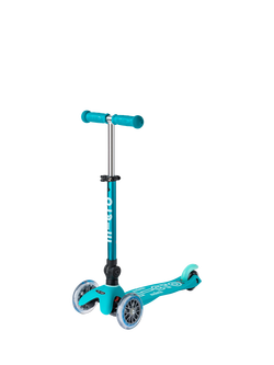 Micro Scooters Mini Deluxe Foldable Scooter, Aqua, Aqua