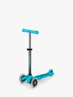 Micro Scooters Mini Micro Glow Deluxe Scooter, Aqua