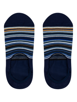Paul Smith Stripe No Show Socks, Pack of 3, Multi - view 2, Multi