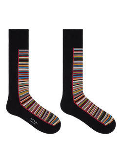 Paul Smith Signature Stripe Socks, Pack of 3, Multi - view 2, Multi Multi